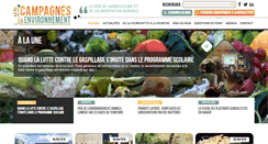 Desktop Screenshot of campagnesetenvironnement.fr