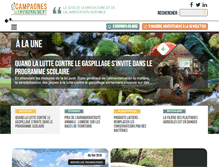 Tablet Screenshot of campagnesetenvironnement.fr